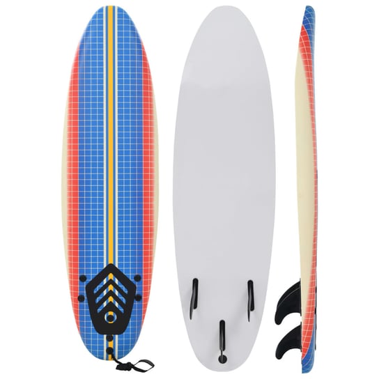 Deska surfingowa XPE 170x46,8x8 cm, wielokolorowa Zakito