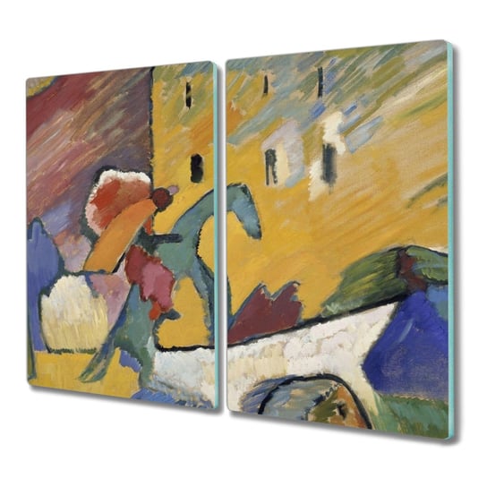 Deska szklana 2x30x52 Blue rider Wassily Kandinsky, Coloray Coloray