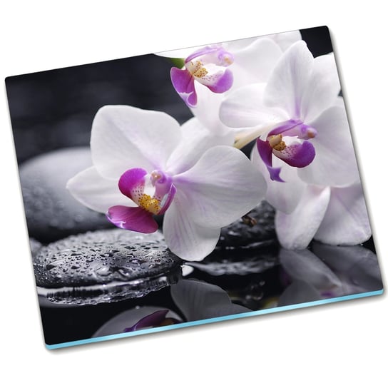 Deska szklana na indukcję Orchidea - 60x52 cm Tulup