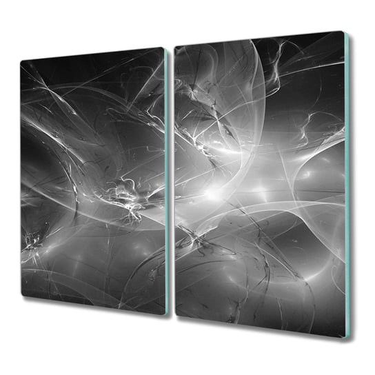 Deska szkło 2x30x52 Czarno biała grafika z grafiką, Coloray Coloray