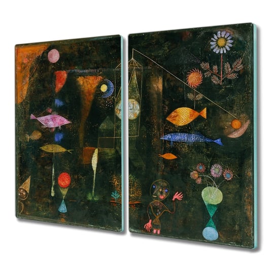 Deska szkło 2x30x52 Owieczka Paul Klee nowoczesna, Coloray Coloray