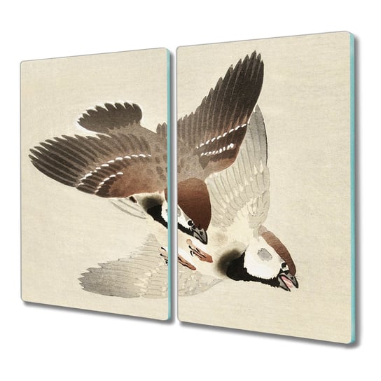 Deska szkło 2x30x52 Zwierzę ptak wróbel z grafiką, Coloray Coloray