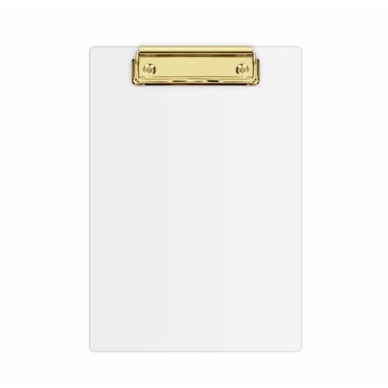 Deska z klipem A4 podkładka PVC do papieru złoty klip Biurfol