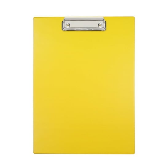 Deska z klipem, A4, żółta Biurfol