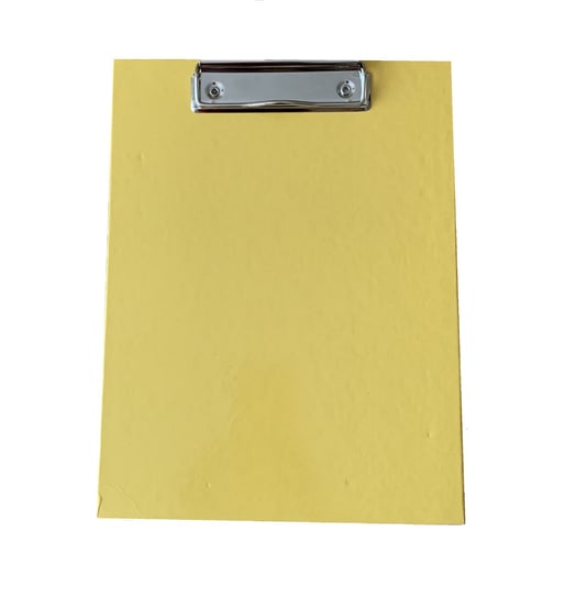 Deska z klipem, A5, żółta CETUS-BIS