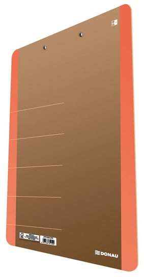 Deska z klipsem, A4, neon pomarańczowy Donau