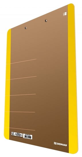 Deska z klipsem, A4, neon żółty Donau