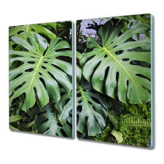 Deska ze szkła 2x30x52 Botaniczne rośliny liście, Coloray Coloray