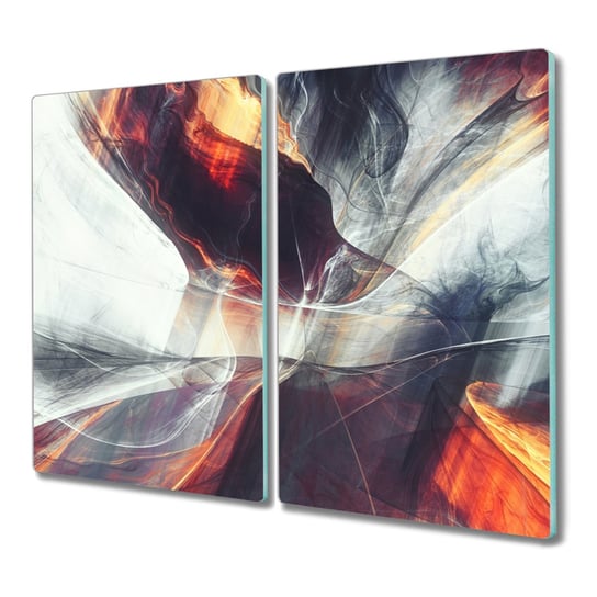 Deska ze szkła 2x30x52 cm Grafika dym na prezent, Coloray Coloray