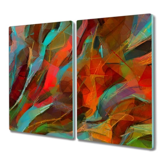 Deska ze szkła 2x30x52 cm Ukryte stożki nowoczesna, Coloray Coloray