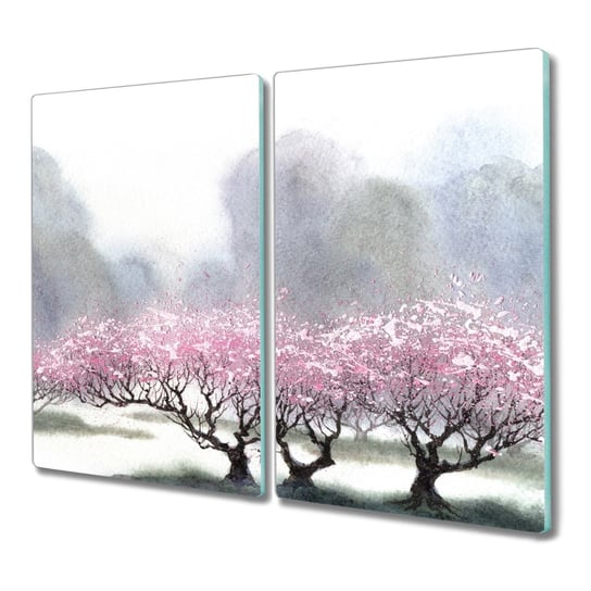 Deska ze szkła 2x30x52 Malarstwo drzewa z grafiką, Coloray Coloray