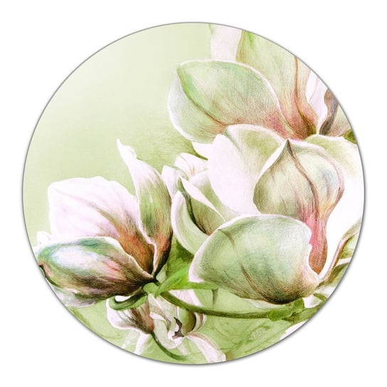 Deska ze szła ozdobna Kwiaty magnolii natura fi40, Coloray Coloray