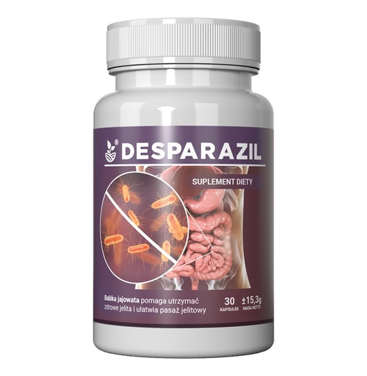 Desparazil - pomaga utrzymać zdrowe jelita naturalne składniki i zioła 30 kapsułek Inna marka