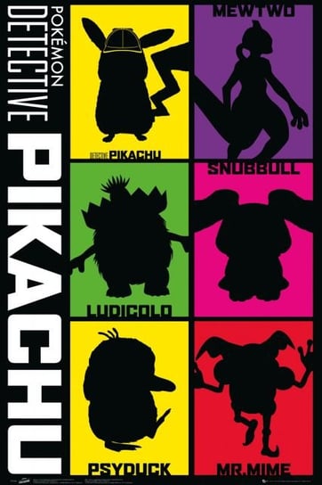 Detective Pikachu Pokemony - plakat 61x91,5 cm Pokemon