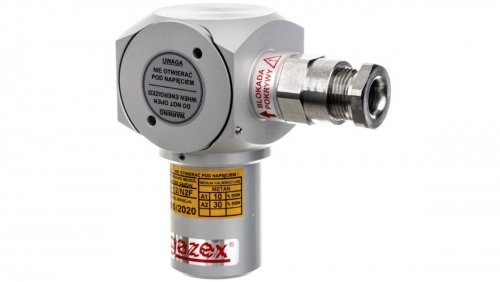 Detektor gazu dwuprogowy wykonanie DEX-12/N GAZEX