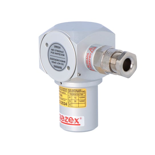 Detektor propan-butanu DEX-15/N-10/30 propan-butan, 10/30% DGW, sensor p-p, obudowa AL. GAZEX