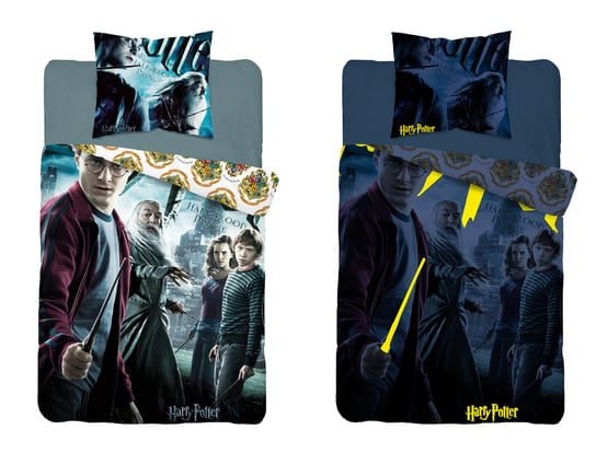 Detexpol, Harry Potter, Pościel dziecięca, licencyjna, Fluo, 160x200 cm Detexpol