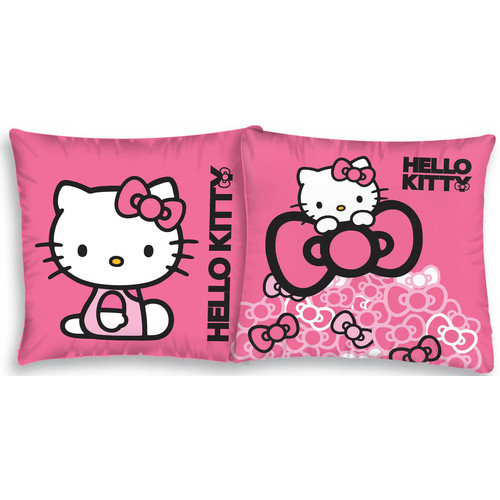 Detexpol, Hello Kitty, Poszewka na poduszkę, 40x40 cm Detexpol
