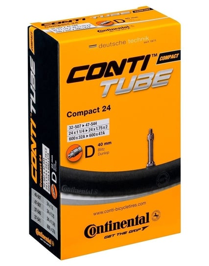 Dętka Continental 24 0181311 Compact Dunlop 40mm 32-507/47-544 Continental