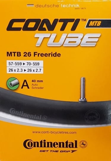 Dętka Rowerowa Continental Conti Tube Mtb 26 Freeride Continental