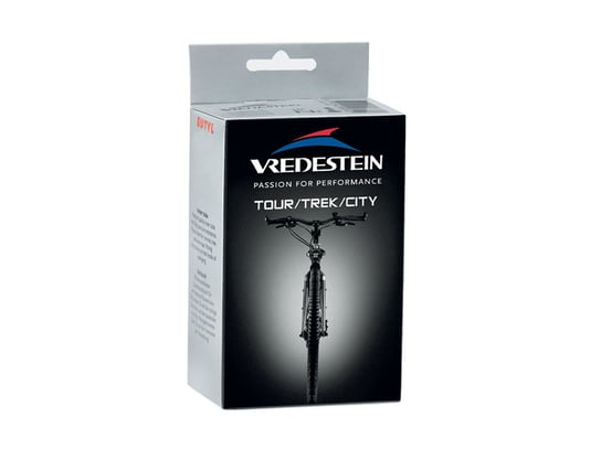Dętka trekking VREDESTEIN Tour/Trek/City 27x1.5 - 28x1.5/8/x1.5 (32/47-609/635), Presta 50mm, 185g (NEW) Vredestein