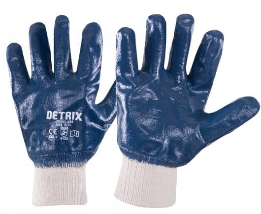 Detrix ZENCLAS 12 par rękawice blue NITRYLOWE XL DETRIX
