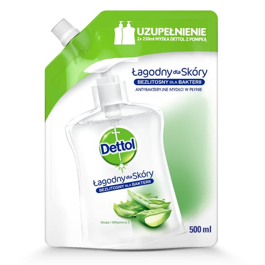 Dettol, Nawilżenie, mydło w płynie antybakteryjne - uzupełnienie, 500 ml Dettol