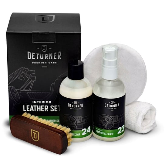 Deturner Leather Set - zestaw do czyszczenia i impregnacji skór Inna marka