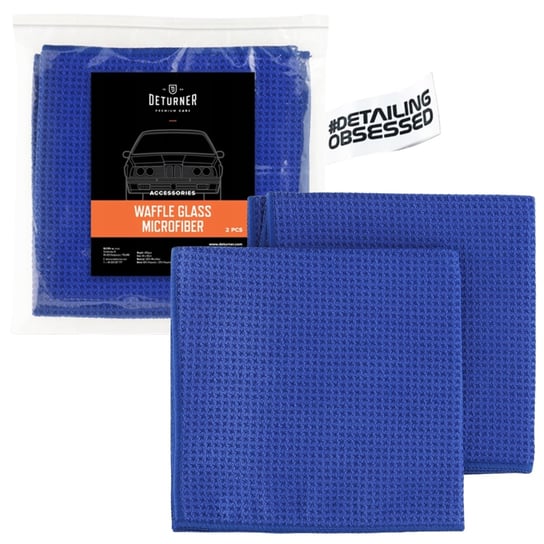 DETURNER WAFFLE GLASS mikrofibra do szyb 40cm 2szt Inna marka