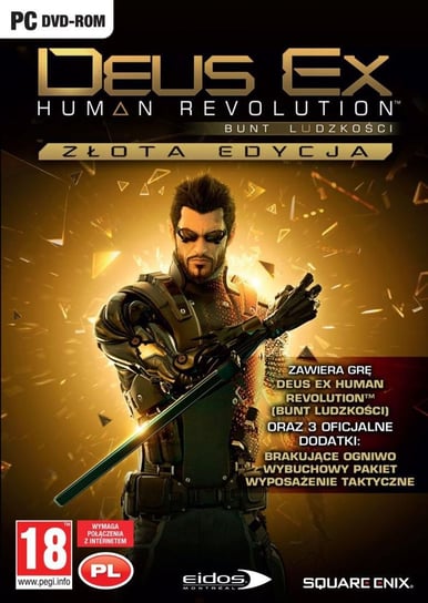 Deus Ex: Human Revolution. Bunt ludzkości. Złota edycja Square Enix Box