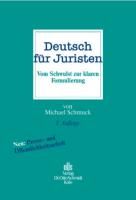 Deutsch für Juristen Schmuck Michael