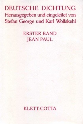 Deutsche Dichtung I. Jean Paul Klett-Cotta Verlag, Klett-Cotta