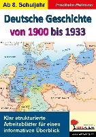 Deutsche Geschichte von 1900 bis 1933 Heitmann Friedhelm