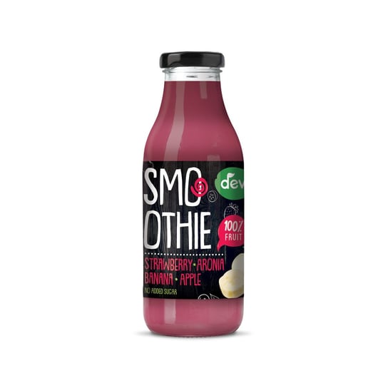 DEVA SMOOTHIE JABŁKO BANAN ARONIA TRUSKAWKA, 300ML brak danych