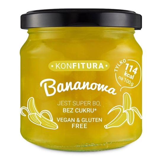 DEVALDANO Konfitura bananowa 190g b/c [6] Inna marka