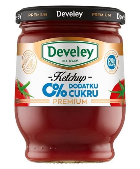 Develey Ketchup Premium zero cukru 260 g Inna marka