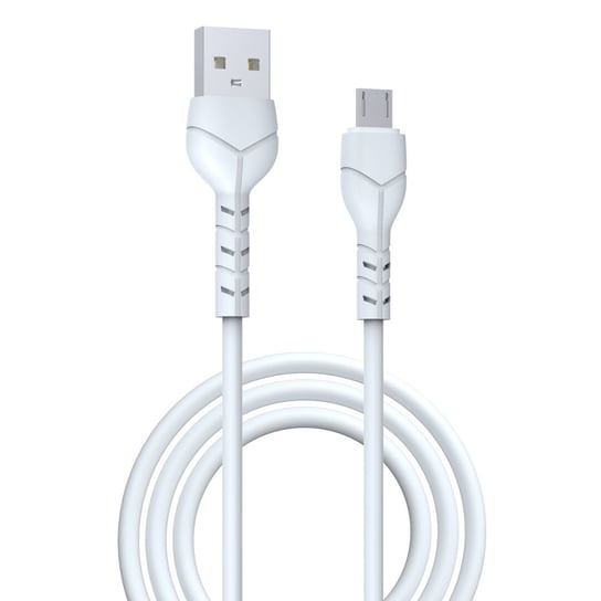 Devia, Kabel Kintone USB - MicroUSB 1,0 m 2,1A, biały Devia