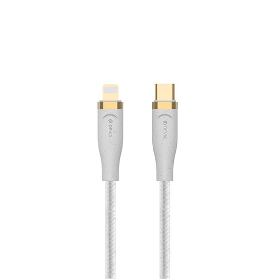 Devia, Kabel Star USB-C - Lightning 1,5 m 3A, biały Devia