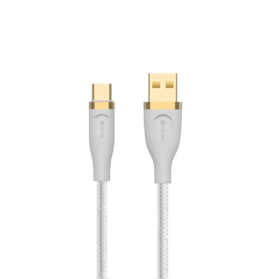 Devia, Kabel Star USB - USB-C 1,5 m 2,4A, biały Devia
