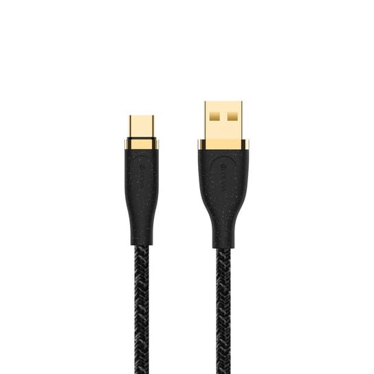 Devia, Kabel Star USB - USB-C 1,5 m 2,4A, czarny Devia