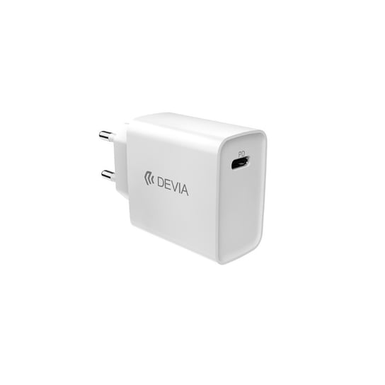 Devia, Ładowarka sieciowa Smart PD USB-C 1USB, 20W, biała Devia