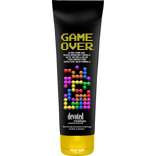 Devoted Creations, Game Over Black, bronzer do opalania, 250 ml Devoted Creations