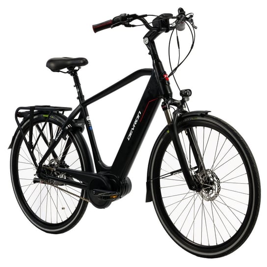 Devron, Elektryczny rower miejski 28427, 28", Czarny Devron