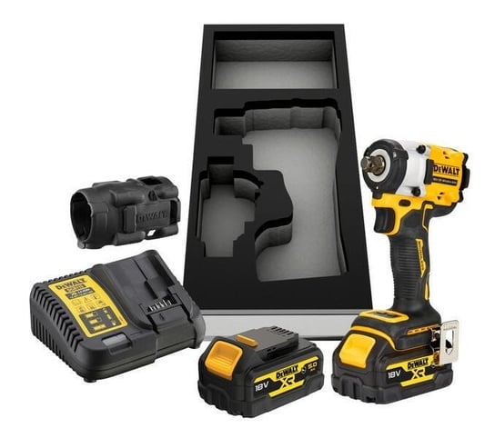 dewalt klucz udarowy 1/2" 18v 406nm 2x5,0ah z wytłoczką do wózka pierścień dcf921p2g DeWalt