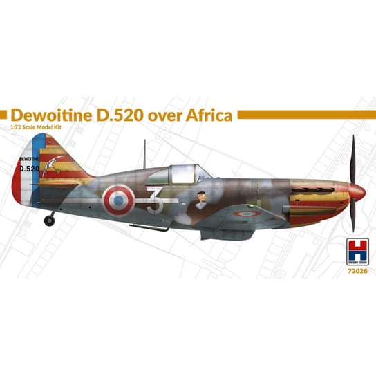 Dewoitine D.520 over Africa 1:72 Hobby 2000 72026 Hobby 2000