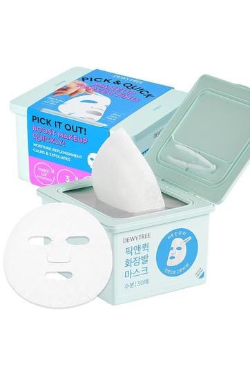 Dewytree, PICK AND QUICK Refreshing Aqua Mask, Zestaw masek do twarzy, 30 szt. Dewytree