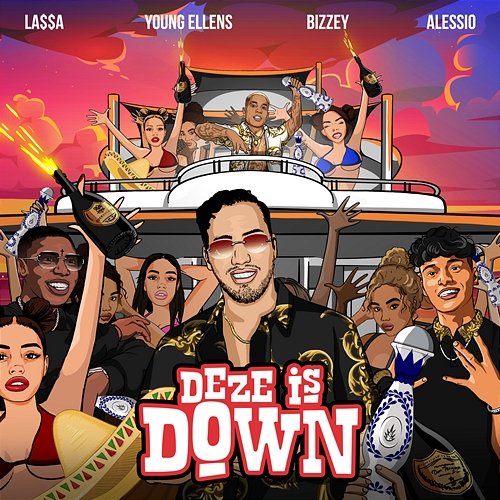 Deze Is Down LA$$A, Young Ellens, & Bizzey feat. Alessio