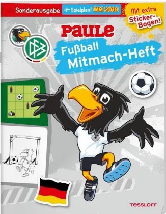 DFB PAULE Fußball Mitmach-Heft zur WM 2018 (mit Spielplan) Wenzel Ida