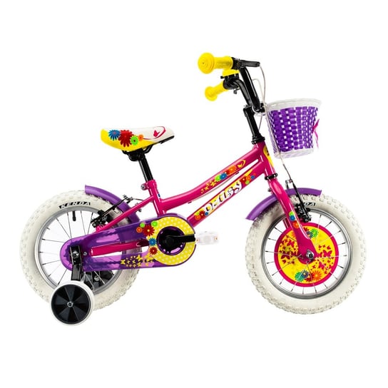 DHS, rower dziecięcy Daisy 1404, 14", różowy 2019 DHS