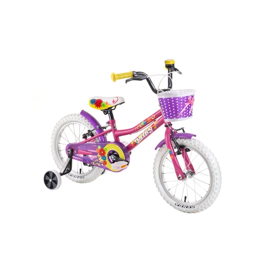 DHS, rower dziecięcy Daisy 1604, 16", różowy 2019 DHS